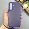 قاب گوشی Galaxy A56 سامسونگ سیلیکونی نیوزون پشت براق لاکچری بنفش کد 85539