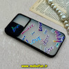 قاب گوشی iPhone 12 / iPhone 12 Pro آیفون پشت مات طرح دار محافظ لنزدار کشویی طرح Love مشکی کد 84485