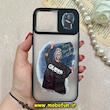 قاب گوشی iPhone 12 Pro Max آیفون پشت مات طرح دار محافظ لنزدار کشویی طرح اسپرت مشکی کد 84504