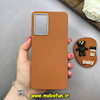 قاب گوشی Galaxy A32 4G سامسونگ لدر دیزاین SOFT Lether Design سیلیکونی پاپ سوکت دار عروسکی طرح چرم عسلی کد 83330