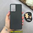 قاب گوشی Galaxy A32 4G سامسونگ لدر دیزاین SOFT Lether Design سیلیکونی پاپ سوکت دار عروسکی طرح چرم مشکی کد 83331
