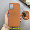 قاب گوشی Poco M3 / Redmi 9T شیائومی لدر دیزاین SOFT Lether Design سیلیکونی پاپ سوکت دار عروسکی طرح چرم عسلی کد 83388