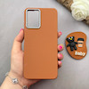 قاب گوشی Redmi Note 10 4G / Redmi Note 10S / Poco M5S شیائومی لدر دیزاین SOFT Lether Design سیلیکونی پاپ سوکت دار عروسکی طرح چرم عسلی کد 83417