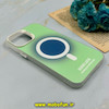 قاب گوشی iPhone 12 Pro Max آیفون اورجینال So CooL طرح مگ سیف Good Luck سبزآبی کد 85982