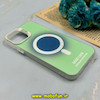 قاب گوشی iPhone 12 / iPhone 12 Pro آیفون اورجینال So CooL طرح مگ سیف Good Luck سبزآبی کد 85986