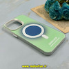 قاب گوشی iPhone 14 Pro Max آیفون اورجینال So CooL طرح مگ سیف Good Luck سبزآبی کد 86005