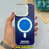 قاب گوشی iPhone 16 Pro آیفون اورجینال So CooL طرح مگ سیف Good Luck سرمه ای کد 86022