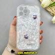 قاب گوشی iPhone 12 Pro Max آیفون ماربل لاکچری بالشتی ژله ای محافظ لنزدار طرح قلب کیوت کد 84265