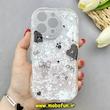 قاب گوشی iPhone 16 Pro آیفون ماربل لاکچری بالشتی ژله ای محافظ لنزدار طرح پاپیون کیوت کد 84281