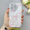 قاب گوشی iPhone 16 Pro آیفون ماربل لاکچری بالشتی ژله ای محافظ لنزدار طرح پاپیون کیوت کد 84282