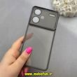 قاب گوشی Redmi Note 13 Pro Plus شیائومی اورجینال متال کیس Metal طرح ژله ای شفاف محافظ لنز دار مشکی کد 83236