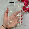 قاب گوشی iPhone 7 Plus / iPhone 8 Plus آیفون شفاف شاین لنز کرومی برجسته طرح پروانه کد 86432