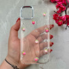 قاب گوشی iPhone 11 آیفون شفاف شاین لنز کرومی برجسته طرح توت فرنگی کد 86437