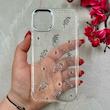 قاب گوشی iPhone 11 آیفون شفاف شاین لنز کرومی برجسته طرح مار خاکستری کد 86440