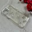 قاب گوشی iPhone 13 / iPhone 14 آیفون شفاف شاین لنز کرومی برجسته طرح پاپیون کد 86457