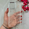قاب گوشی iPhone 16 Pro Max آیفون شفاف شاین لنز کرومی برجسته طرح مار رزگلد کد 86505