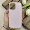 قاب گوشی iPhone 16 آیفون شاین مگ سیف دار صورتی کد 84338