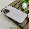 قاب گوشی iPhone 16 آیفون شاین مگ سیف دار صورتی کد 84338