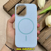 قاب گوشی iPhone 16 آیفون شاین مگ سیف دار آبی کد 84342