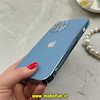 قاب گوشی iPhone 12 Pro Max آیفون مدل PVD اورجینال ضد خش پشت گلس شیشه ای ونیزکیس Veniz Case محافظ لنز دار آبی کد 84370
