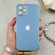 قاب گوشی iPhone 12 Pro Max آیفون مدل PVD اورجینال ضد خش پشت گلس شیشه ای ونیزکیس Veniz Case محافظ لنز دار آبی کد 84370