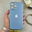 قاب گوشی iPhone 15 Pro Max آیفون مدل PVD اورجینال ضد خش پشت گلس شیشه ای ونیزکیس Veniz Case محافظ لنز دار آبی کد 84386