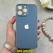 قاب گوشی iPhone 15 Pro Max آیفون مدل PVD اورجینال ضد خش پشت گلس شیشه ای ونیزکیس Veniz Case محافظ لنز دار سرمه ای کد 84389