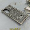 قاب گوشی Galaxy A53 سامسونگ صندوقی اورجینال شاین نگین سواروسکی پلاک آینه ای نقره ای کد 86312