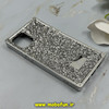 قاب گوشی iPhone 12 / iPhone 12 Pro آیفون صندوقی اورجینال شاین نگین سواروسکی پلاک آینه ای نقره ای کد 86337