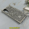 قاب گوشی Galaxy S20 FE سامسونگ صندوقی اورجینال شاین نگین سواروسکی پلاک آینه ای نقره ای کد 86371