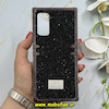 قاب گوشی Galaxy S20 FE سامسونگ صندوقی اورجینال شاین نگین سواروسکی پلاک آینه ای مشکی کد 86373