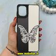 قاب گوشی Galaxy A06 سامسونگ اورجینال CASETIFY کبریتی چرمی اورجینال Unique Case سخت HARD طرح پروانه کد 84919