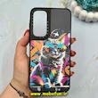 قاب گوشی Galaxy A35 سامسونگ اورجینال CASETIFY کبریتی چرمی اورجینال Unique Case سخت HARD طرح گربه کد 84942