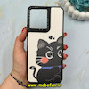 قاب گوشی Redmi 13C / Poco C65 شیائومی اورجینال CASETIFY کبریتی چرمی اورجینال Unique Case سخت HARD طرح گربه کد 84976