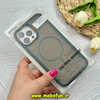 قاب گوشی iPhone 13 Pro Max آیفون پشت مات PC مگ سیف دار اصلی درجه یک یونیک کیس Unique Case اورجینال دور سیلیکونی سرمه ای کد 85349