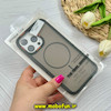 قاب گوشی iPhone 15 Pro Max آیفون پشت مات PC مگ سیف دار اصلی درجه یک یونیک کیس Unique Case اورجینال دور سیلیکونی مشکی کد 85356