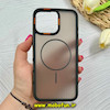 قاب گوشی iPhone 15 Pro Max آیفون پشت مات PC مگ سیف دار اصلی درجه یک یونیک کیس Unique Case اورجینال دور سیلیکونی مشکی کد 85356
