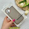 قاب گوشی iPhone 16 آیفون پشت مات PC مگ سیف دار اصلی درجه یک یونیک کیس Unique Case اورجینال دور سیلیکونی عسلی کد 85361