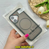 قاب گوشی iPhone 16 آیفون پشت مات PC مگ سیف دار اصلی درجه یک یونیک کیس Unique Case اورجینال دور سیلیکونی مشکی کد 85363
