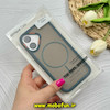 قاب گوشی iPhone 16 آیفون پشت مات PC مگ سیف دار اصلی درجه یک یونیک کیس Unique Case اورجینال دور سیلیکونی سبز کد 85364