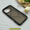 قاب گوشی iPhone 16 Pro آیفون پشت مات PC مگ سیف دار اصلی درجه یک یونیک کیس Unique Case اورجینال دور سیلیکونی مشکی کد 85365