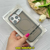 قاب گوشی iPhone 16 Pro آیفون پشت مات PC مگ سیف دار اصلی درجه یک یونیک کیس Unique Case اورجینال دور سیلیکونی طوسی کد 85368