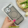 قاب گوشی iPhone 16 Pro Max آیفون پشت مات PC مگ سیف دار اصلی درجه یک یونیک کیس Unique Case اورجینال دور سیلیکونی مشکی کد 85370