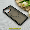 قاب گوشی iPhone 16 Pro Max آیفون پشت مات PC مگ سیف دار اصلی درجه یک یونیک کیس Unique Case اورجینال دور سیلیکونی مشکی کد 85370