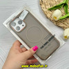 قاب گوشی iPhone 16 Pro Max آیفون پشت مات PC مگ سیف دار اصلی درجه یک یونیک کیس Unique Case اورجینال دور سیلیکونی عسلی کد 85371