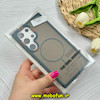قاب گوشی Galaxy S24 Ultra سامسونگ پشت مات PC مگ سیف دار اصلی درجه یک یونیک کیس Unique Case اورجینال دور سیلیکونی سرمه ای کد 85373