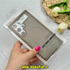 قاب گوشی Galaxy S24 Ultra سامسونگ پشت مات PC مگ سیف دار اصلی درجه یک یونیک کیس Unique Case اورجینال دور سیلیکونی عسلی کد 85374