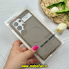 قاب گوشی Galaxy S25 Ultra سامسونگ پشت مات PC مگ سیف دار اصلی درجه یک یونیک کیس Unique Case اورجینال دور سیلیکونی عسلی کد 85377