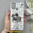 قاب گوشی Galaxy A21S سامسونگ موج دار VERSAILLES سه بعدی لنز کرومی طرح POLO کد 85413