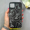 قاب گوشی iPhone 11 Pro Max آیفون پشت گلس آینه ای اورجینال CASETIFY طرح چهره کد 86246